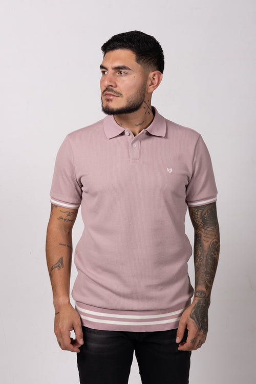 Polo Classic Fit Para Hombre Palo Rosa 31204