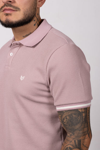 Polo Classic Fit Para Hombre Palo Rosa 31204