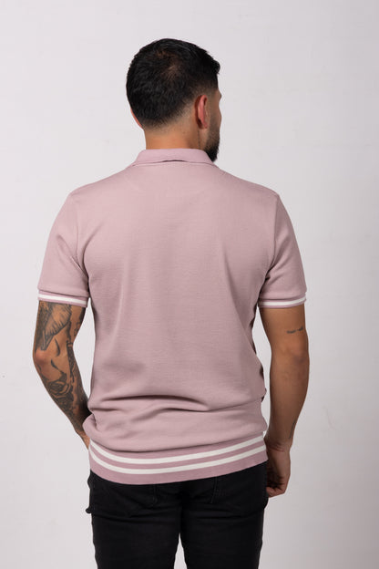Polo Classic Fit Para Hombre Palo Rosa 31204