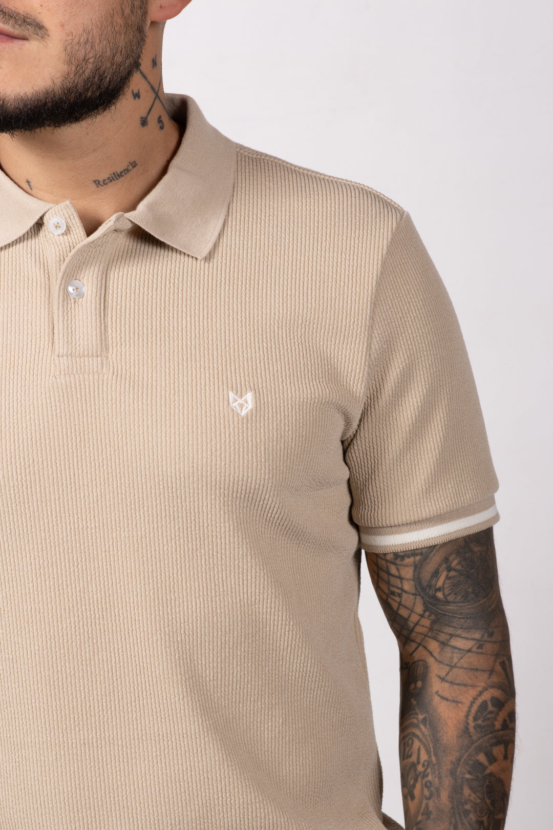 Polo Classic Fit Para Hombre Caki 31205