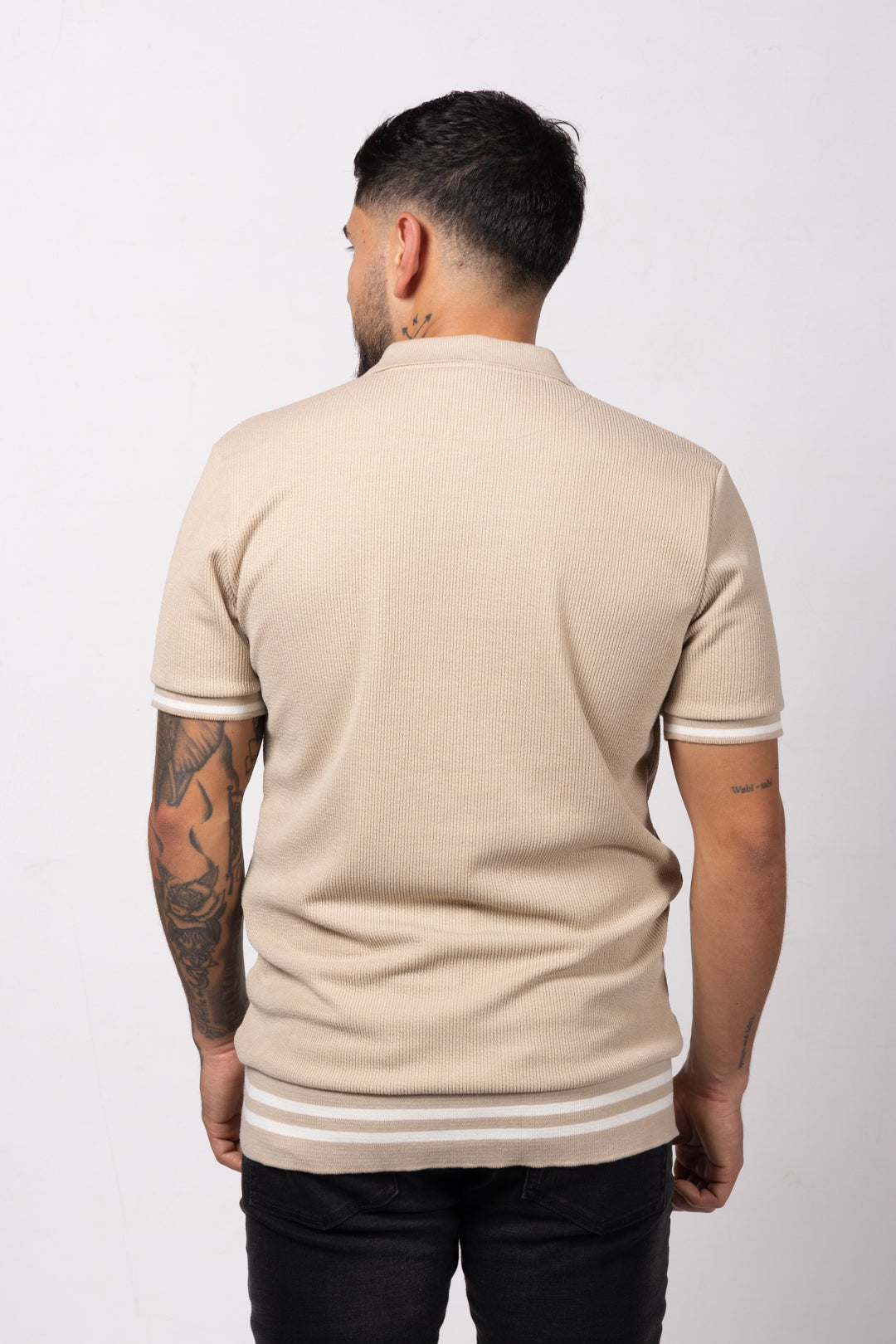 Polo Classic Fit Para Hombre Caki 31205