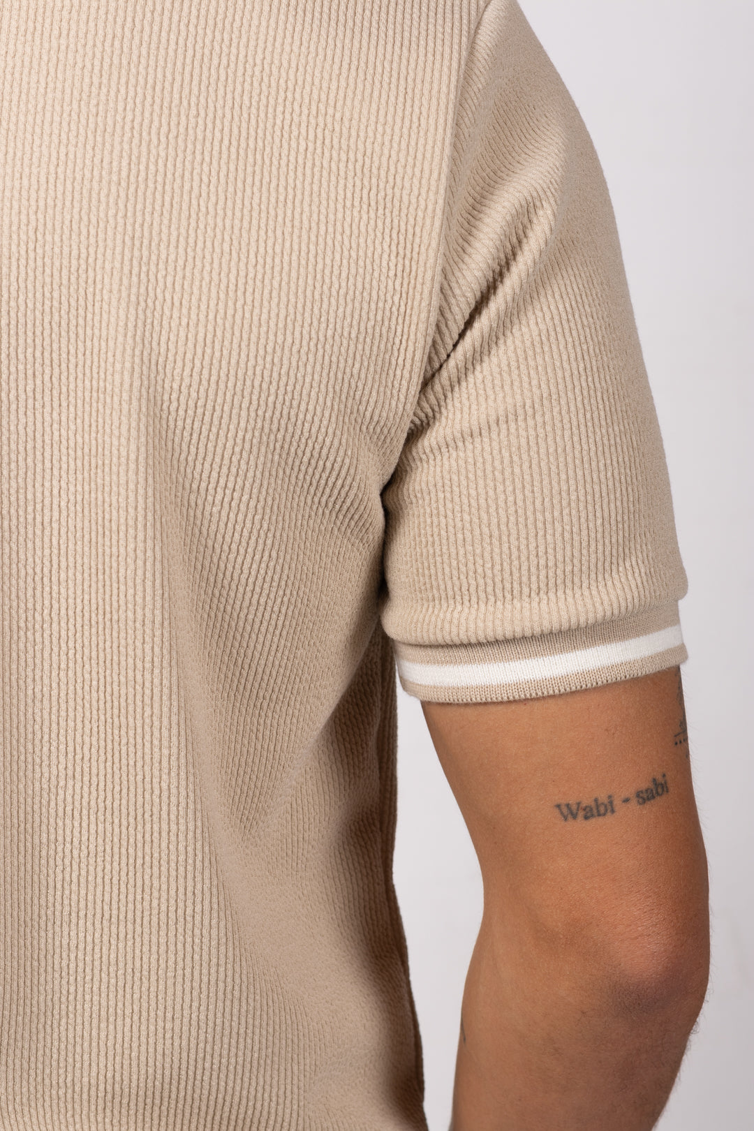 Polo Classic Fit Para Hombre Caki 31205
