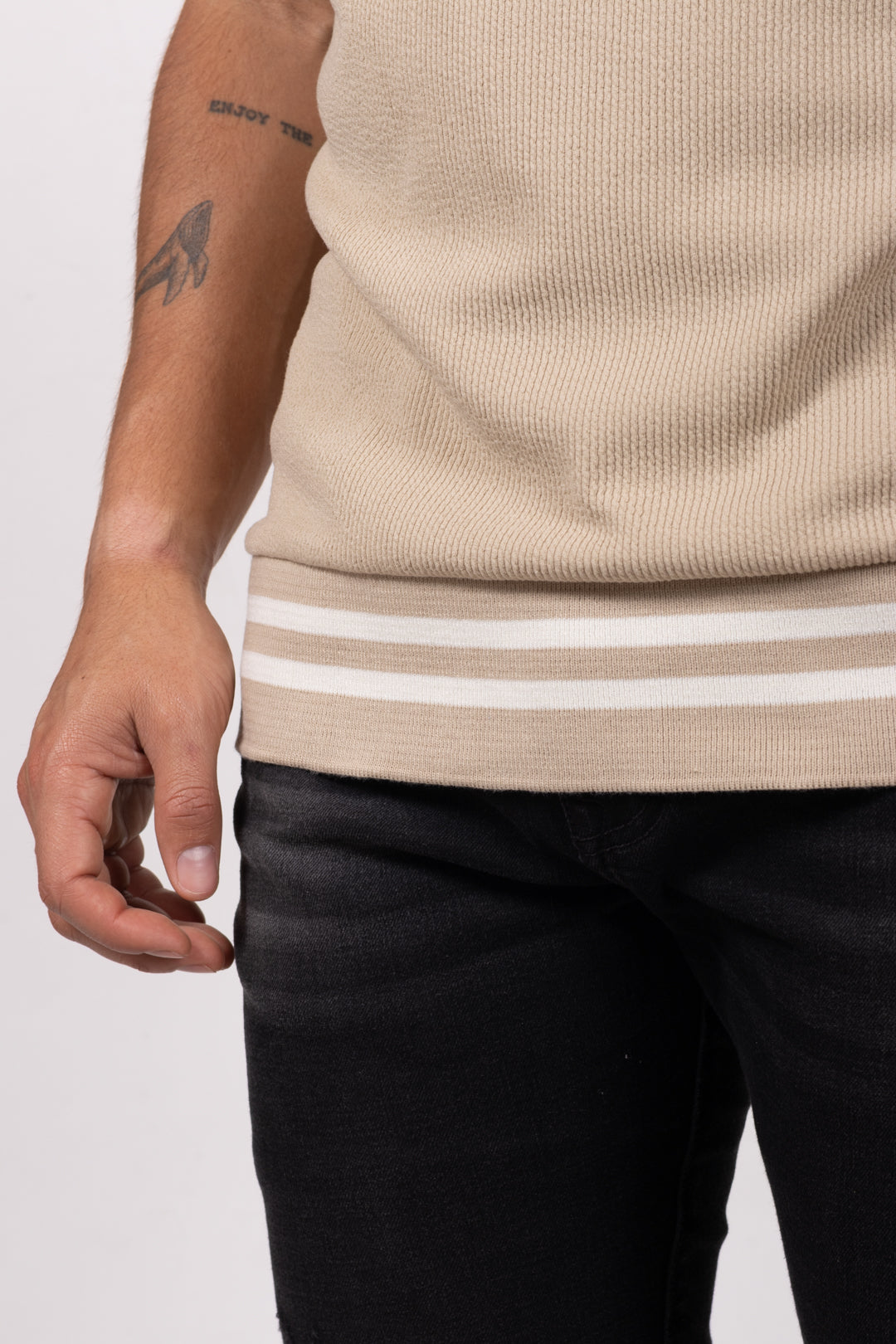 Polo Classic Fit Para Hombre Caki 31205