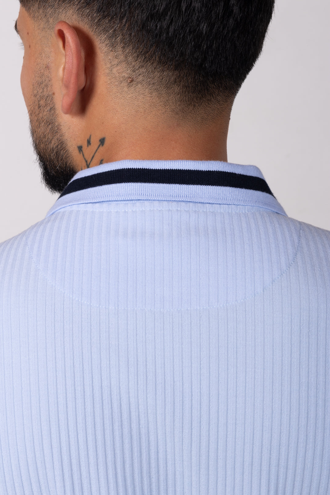 Polo Classic Fit Para Hombre Azul Baby 31207