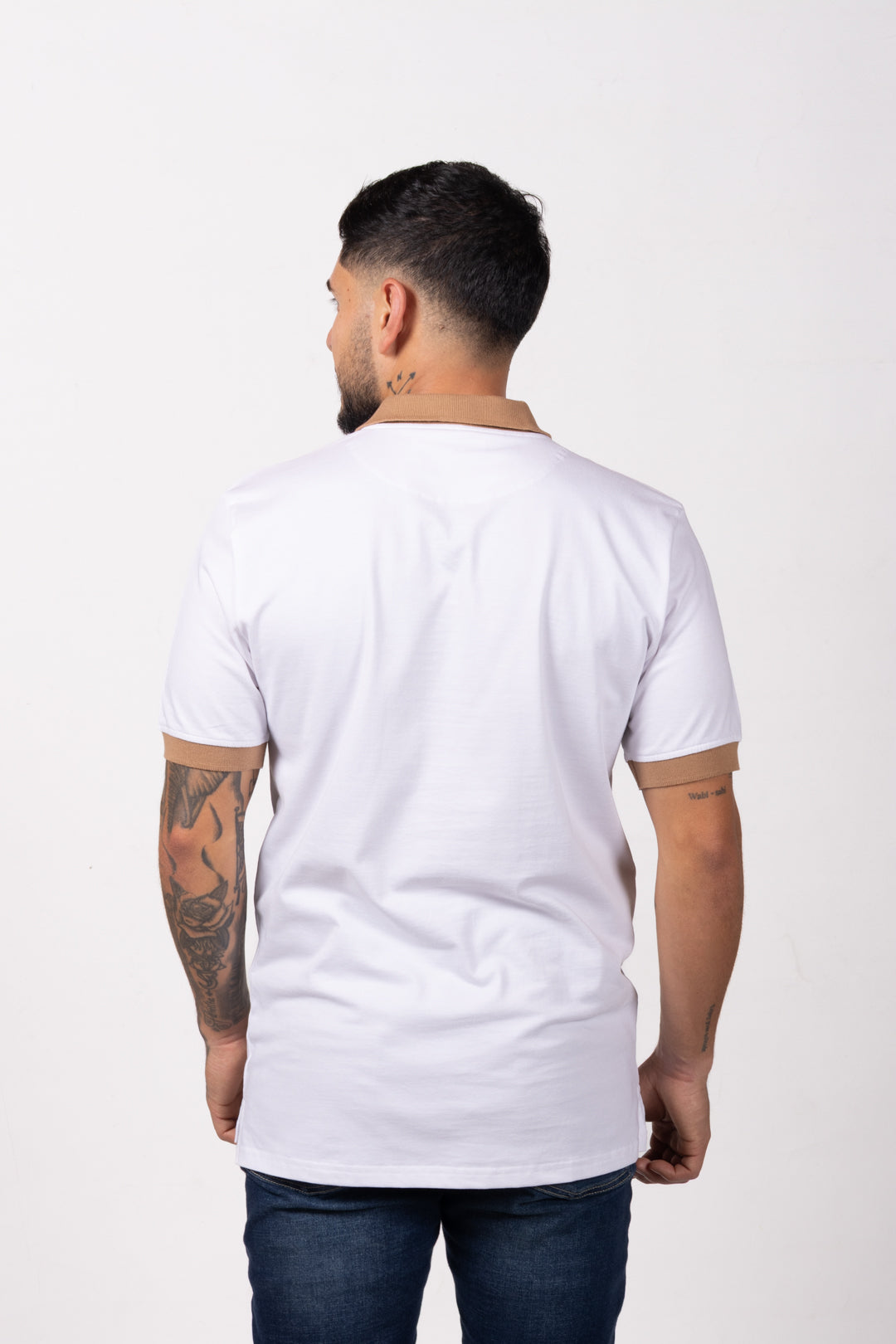 Polo Classic Fit Para Hombre Blanco 31209