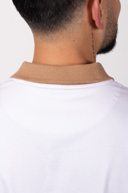 Polo Classic Fit Para Hombre Blanco 31209