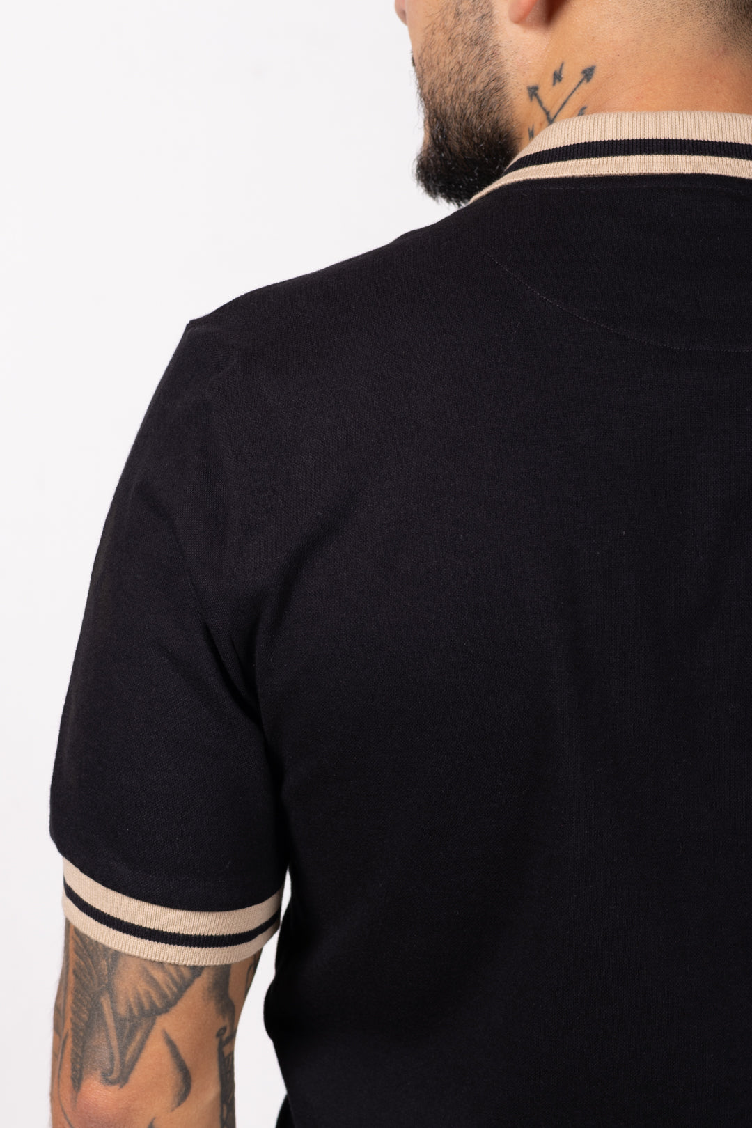 Polo Classic Fit Para Hombre Negro 31210