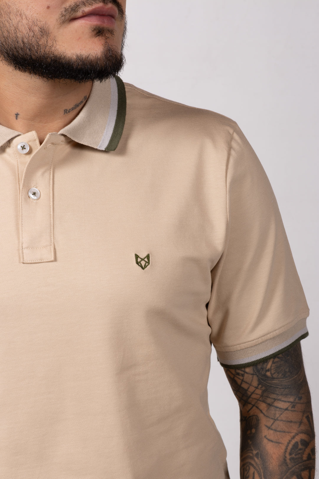 Polo Classic Fit Para Hombre Arequipe Claro 31213
