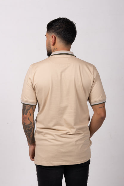 Polo Classic Fit Para Hombre Arequipe Claro 31213