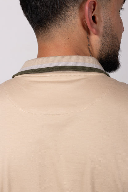 Polo Classic Fit Para Hombre Arequipe Claro 31213