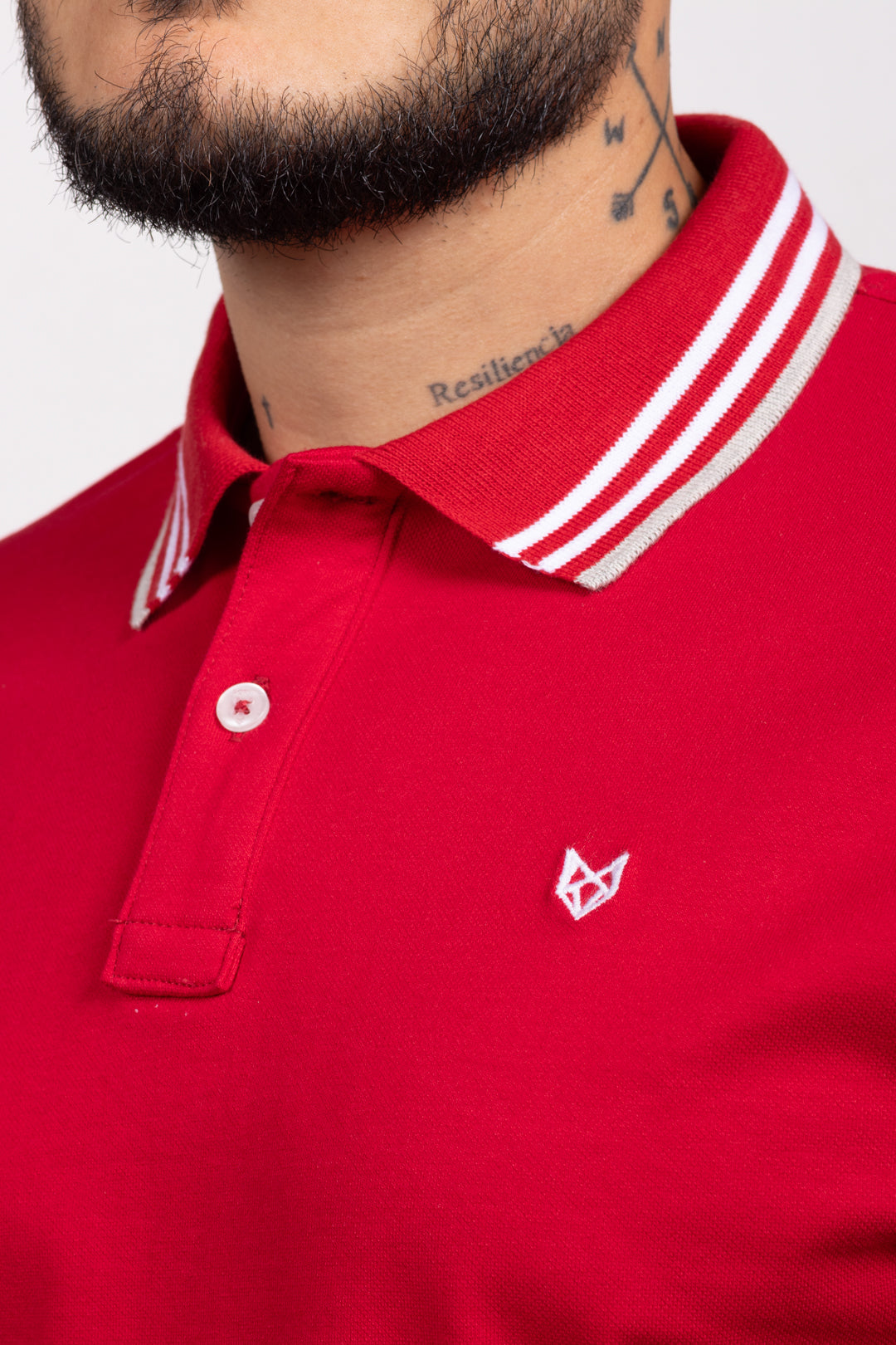 Polo Classic Fit Para Hombre Rojo 31301