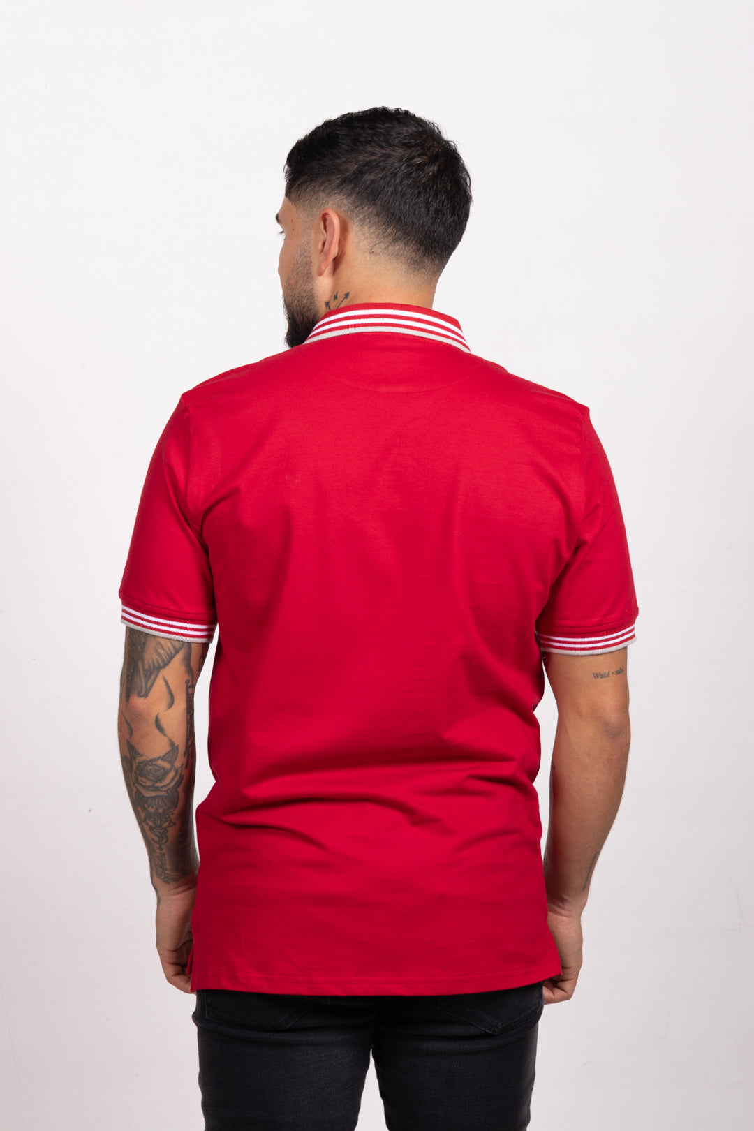 Polo Classic Fit Para Hombre Rojo 31301
