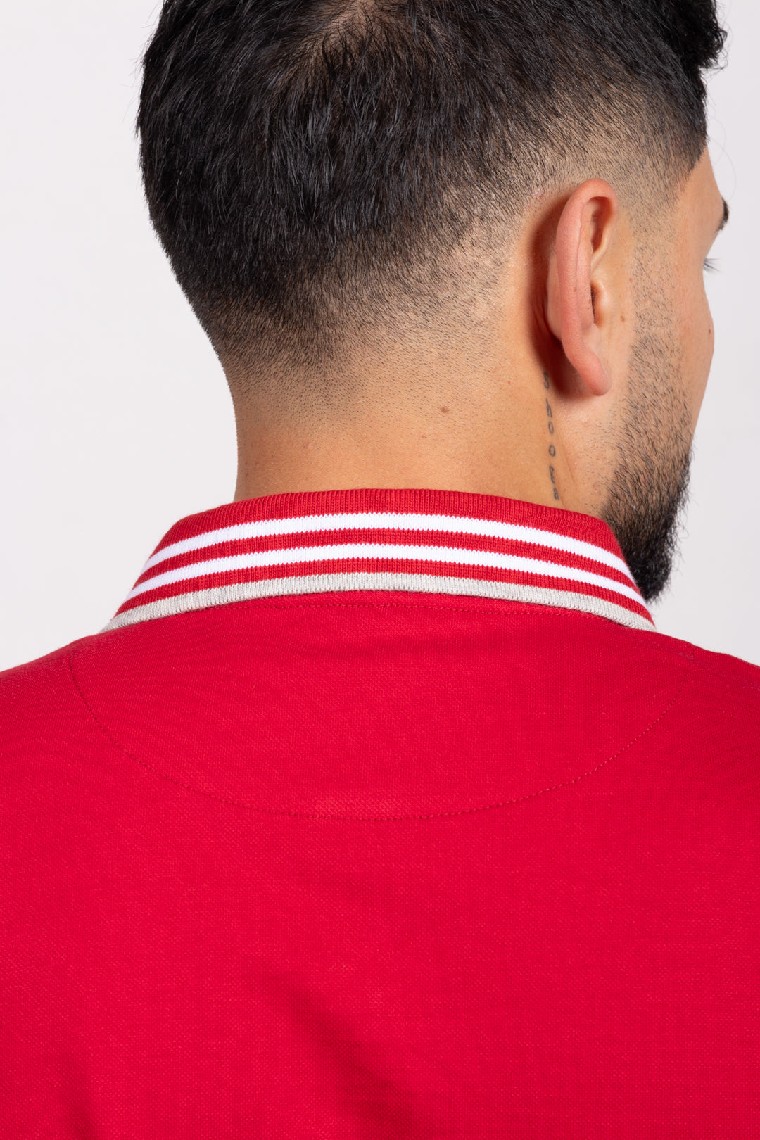 Polo Classic Fit Para Hombre Rojo 31301