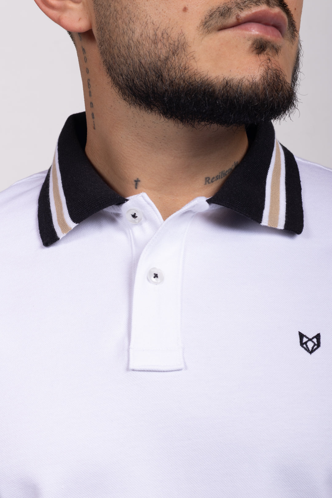 Polo Classic Fit Para Hombre Blanco 31304