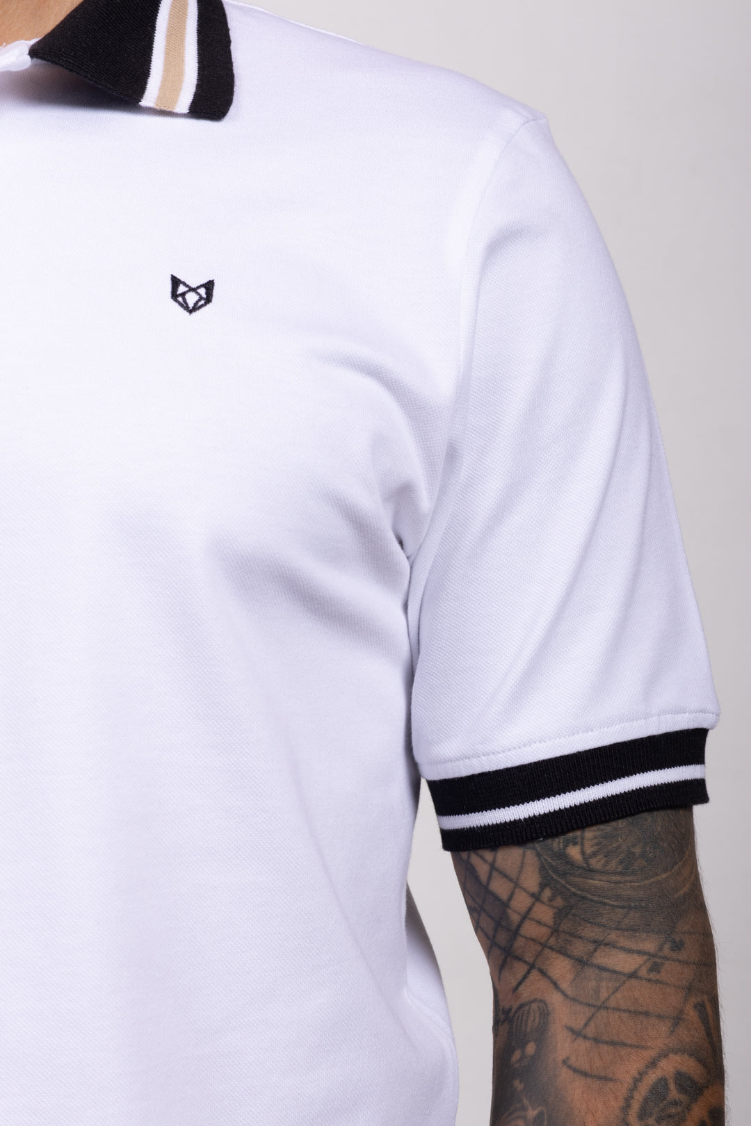 Polo Classic Fit Para Hombre Blanco 31304