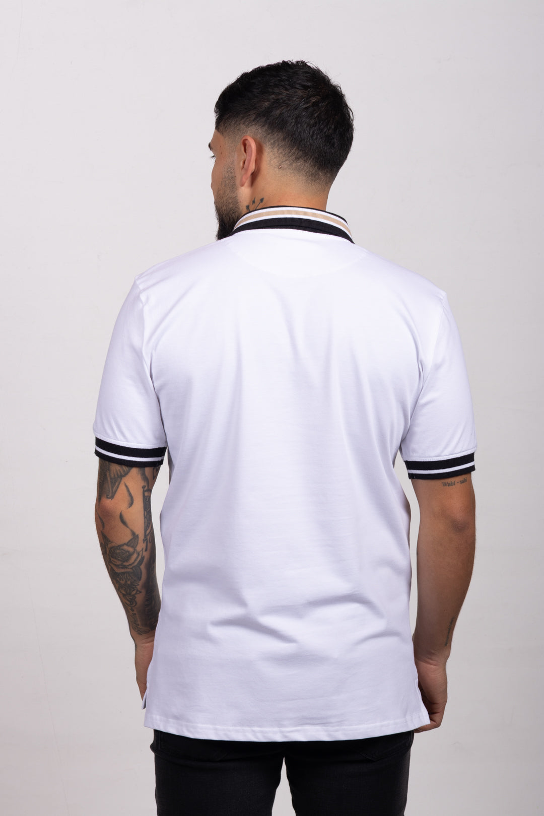 Polo Classic Fit Para Hombre Blanco 31304