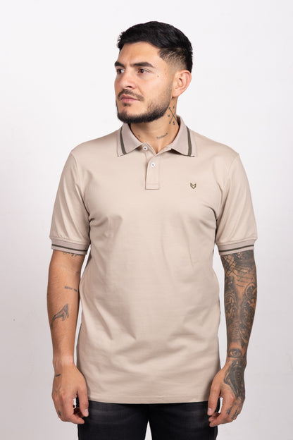 Polo Classic Fit Para Hombre Arena 31305