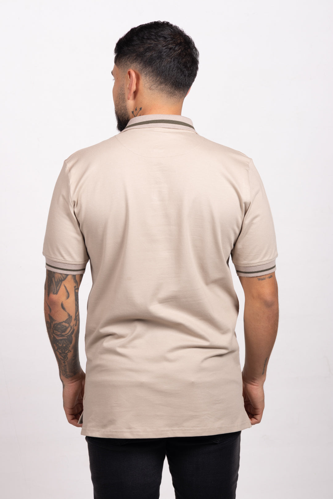 Polo Classic Fit Para Hombre Arena 31305