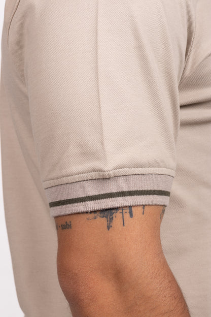 Polo Classic Fit Para Hombre Arena 31305