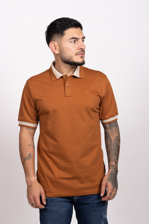 Polo Classic Fit Para Hombre Caki 31309