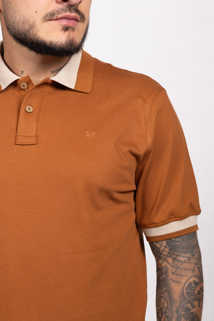 Polo Classic Fit Para Hombre Caki 31309