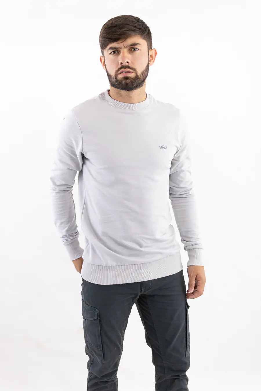 Buzo Cerrado para Hombre Gris 70701