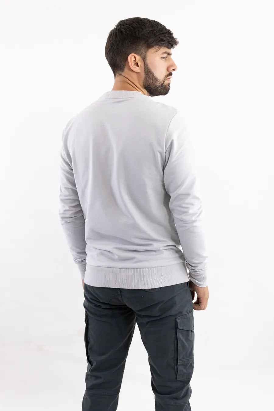 Buzo Cerrado para Hombre Gris 70701