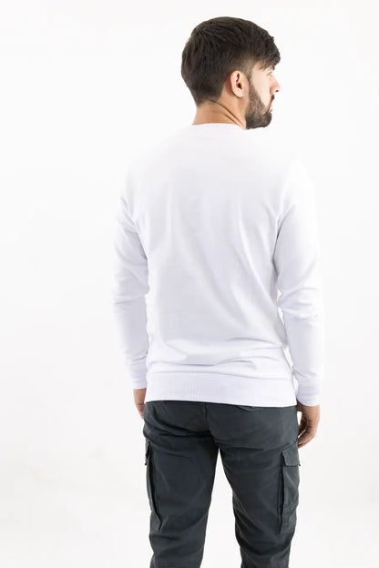 Buzo Cerrado para Hombre Blanco 70705