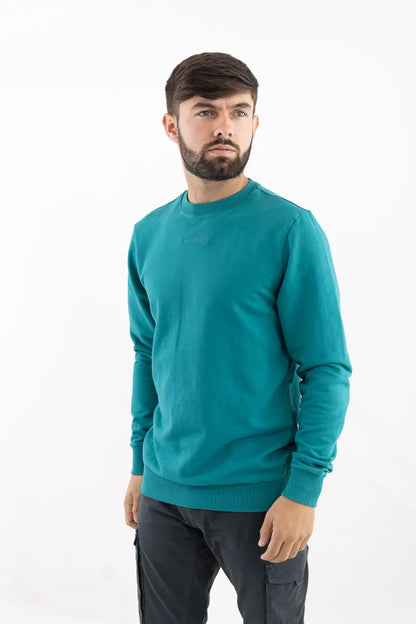 Buzo Cerrado para Hombre Verde Turqueza 70903