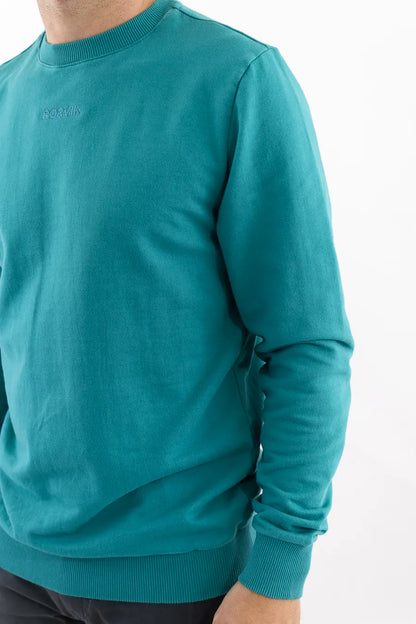 Buzo Cerrado para Hombre Verde Turqueza 70903
