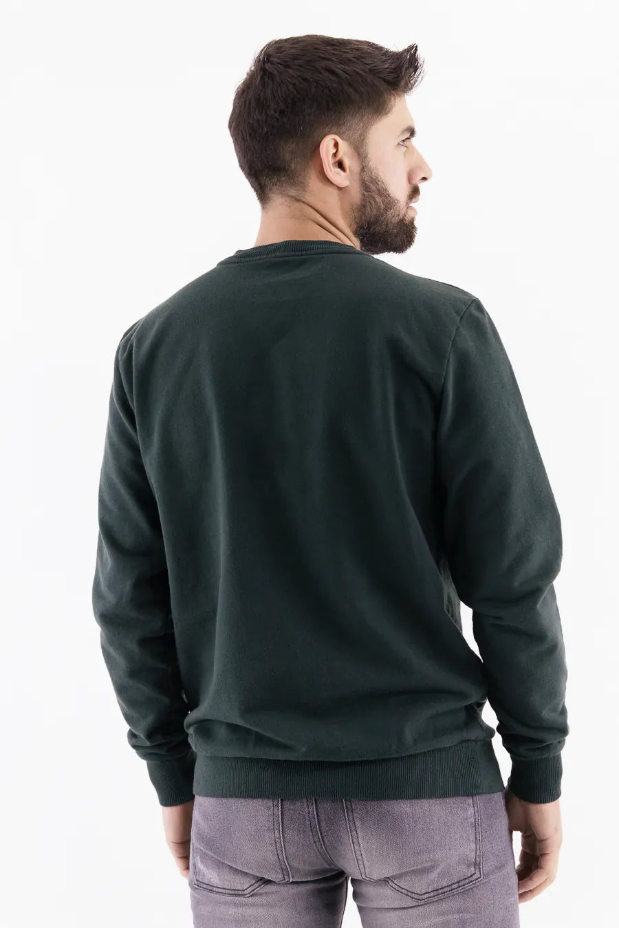 Buzo Cerrado para Hombre Verde Pino 70908
