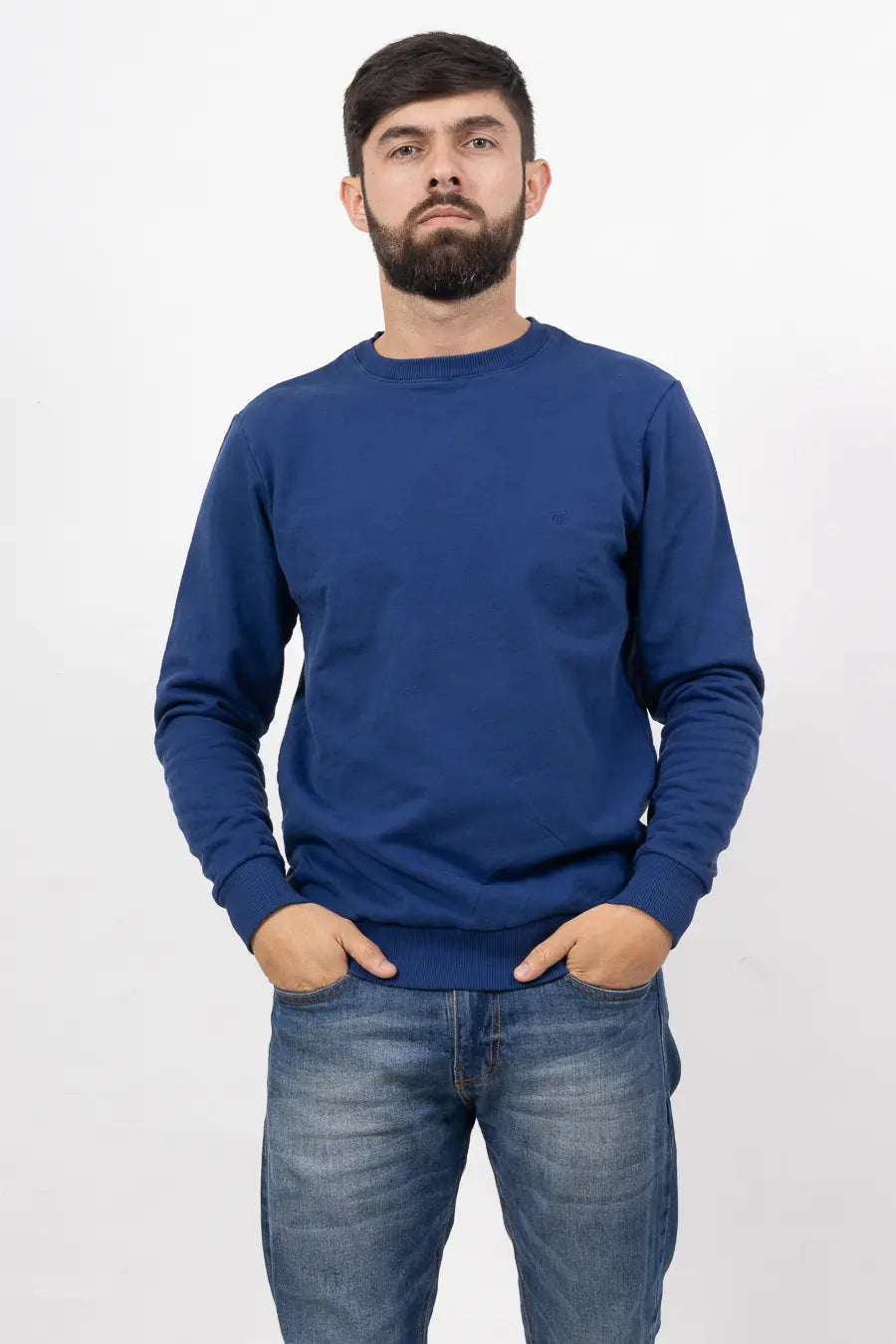 Buzo Cerrado para Hombre Azul Electrico 70909