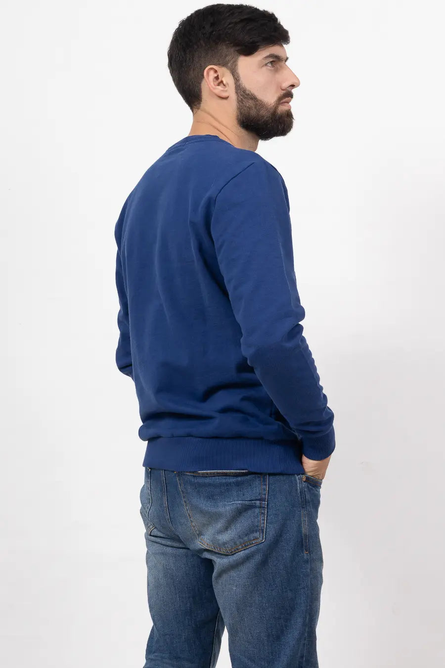 Buzo Cerrado para Hombre Azul Electrico 70909