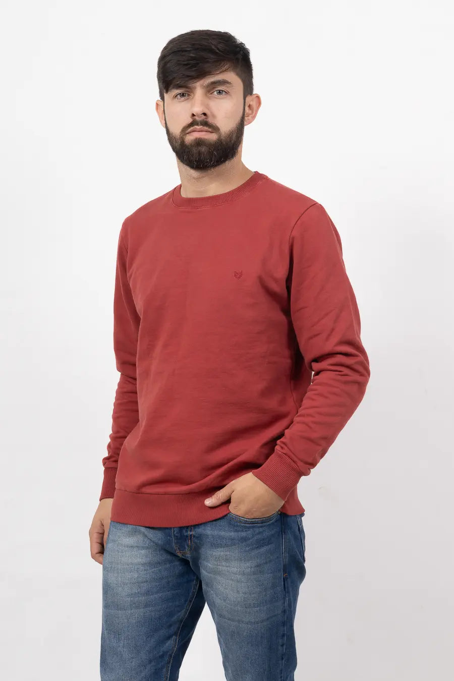 Buzo Cerrado para Hombre Rojo 70910