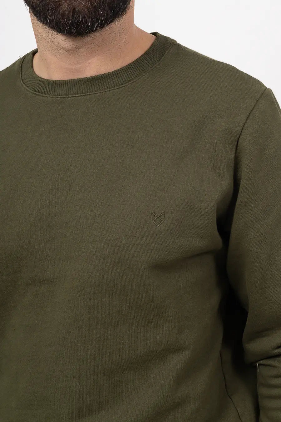 Buzo Cerrado para Hombre Verde Militar 70912